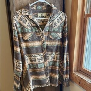 Outback Aztec Patterned Shirt